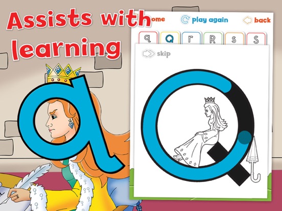 Letterland Stories QRS iPad screenshot 4 - Education app