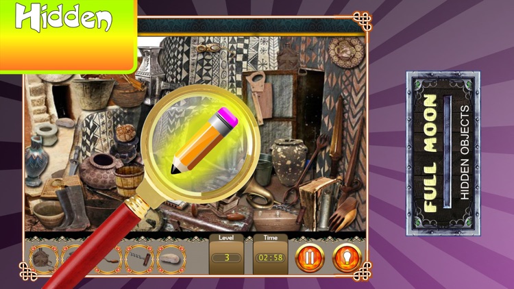 Free Hidden Object Games : Full Moon Mystery