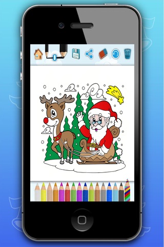 Draws to paint Xmas - Premium screenshot 4