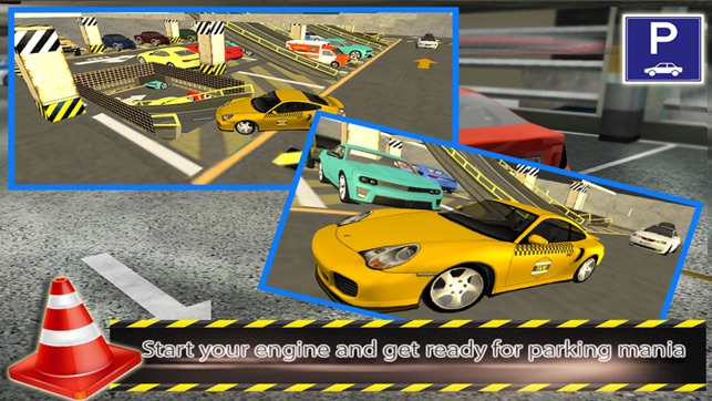 City Mall Taxi Parking 3d : free simulation game(圖1)-速報App