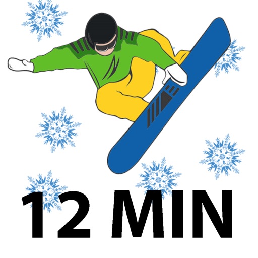 12 Min Pre Snowboard Workout - Best exercises routine to get ready for the slopes season icon
