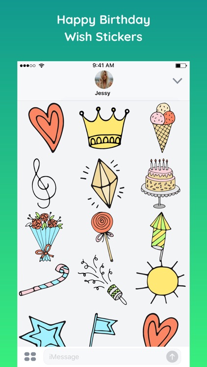 Hand Drawn Birthday Doodles IM