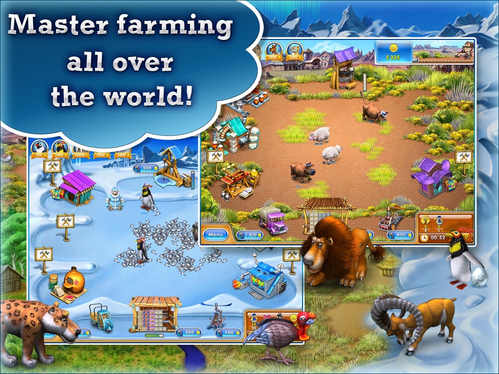 Farm Frenzy 3 HD. Farming game screenshot 2