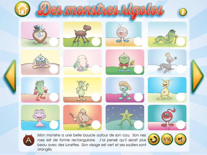 Des monstres rigolos