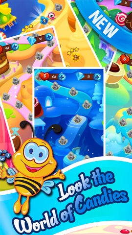 Sweet Jelly Garden : Match 3 puzzle Free Gameのおすすめ画像4