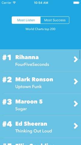 Music Top 200 Chartsのおすすめ画像1