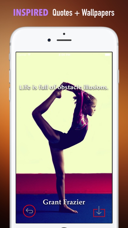 Gymnastics Wallpapers HD: Quotes with Art screenshot-4