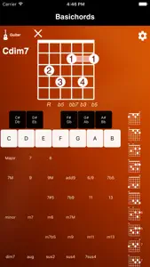 Basichords screenshot #1 for iPhone