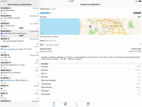 Screenshot #4 pour MyAPRS