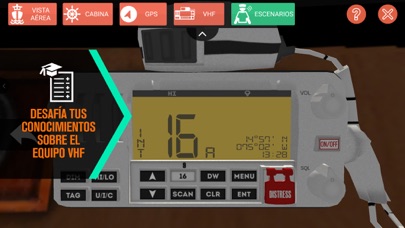 VHF Trainer Captura de pantalla de la aplicación