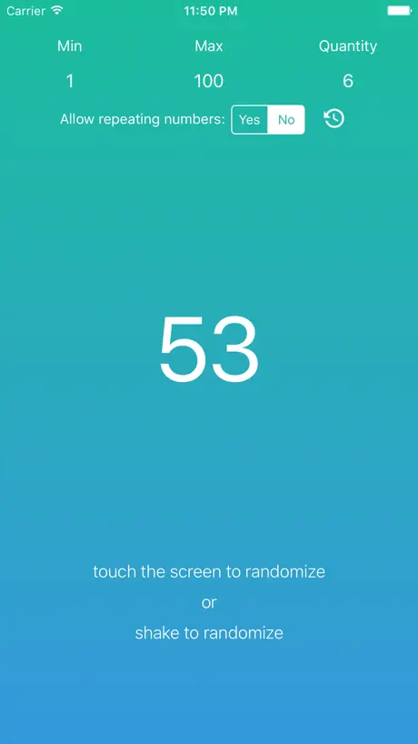 LuckyNumber - A Random Number Generator