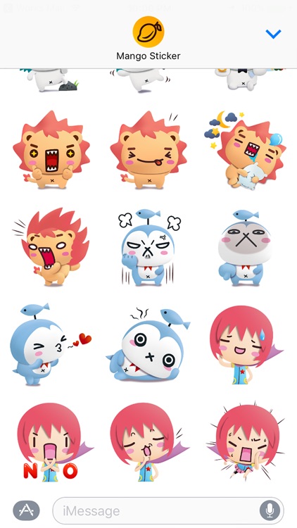 Pandadog & Friends 3D - Mango Sticker