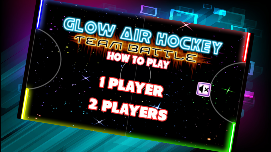 Neon Air Hockey Glow In The Dark Space Table Game - 1.0.3 - (iOS)
