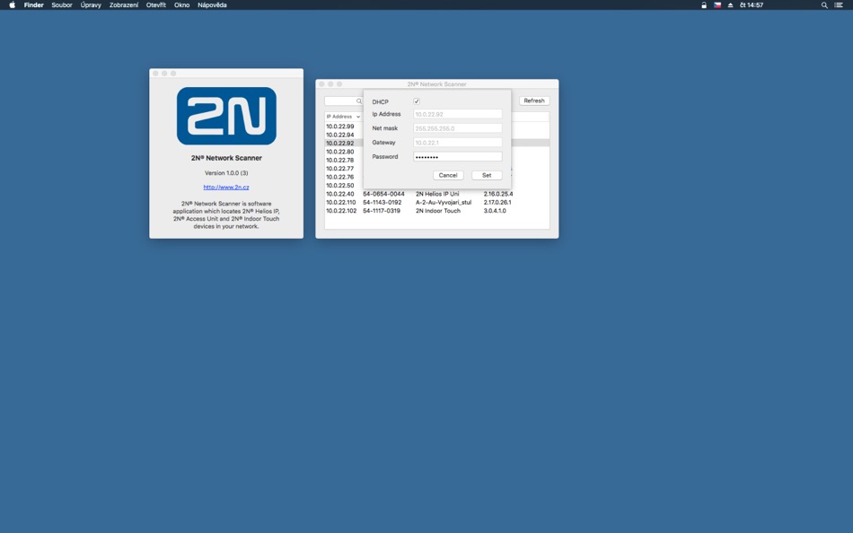 #2. 2N® Network Scanner (macOS) Podle: 2N TELEKOMUNIKACE a.s.