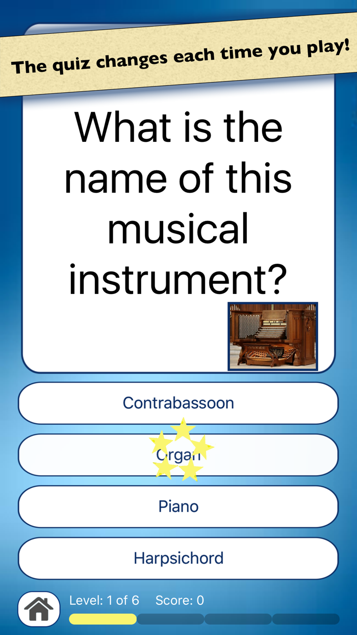 Musical Instruments Quiz Game