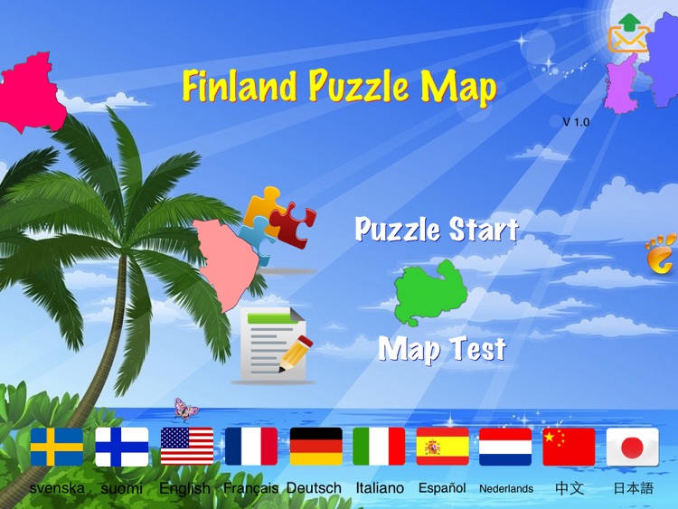 Finland Puzzle Map