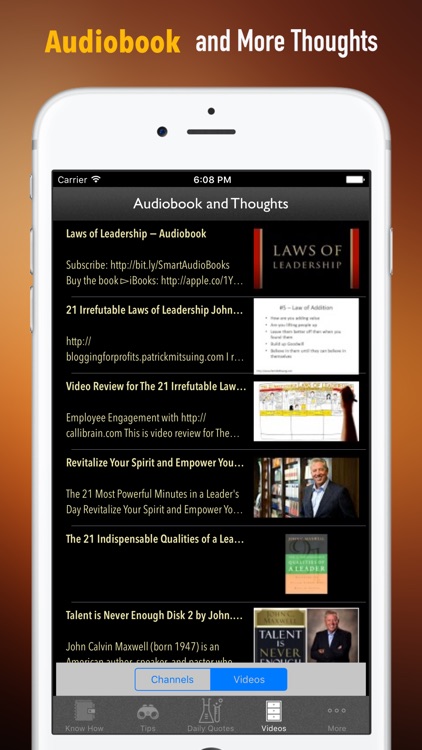 Quick Wisdom from Irrefutable Laws of Leadership