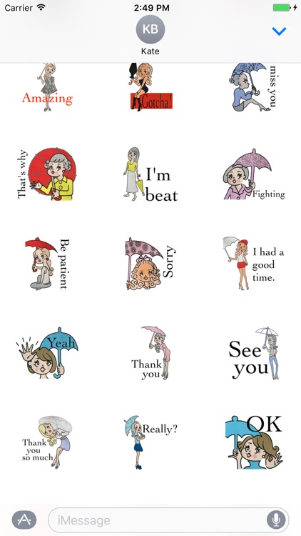 Cute Girl Sticker Pack