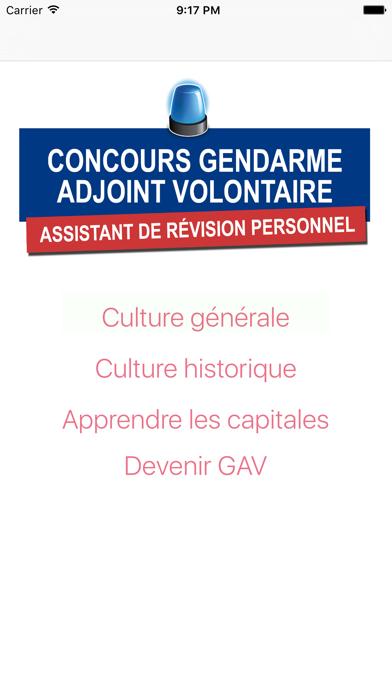 Screenshot #1 pour Gendarme Adjoint Volontaire