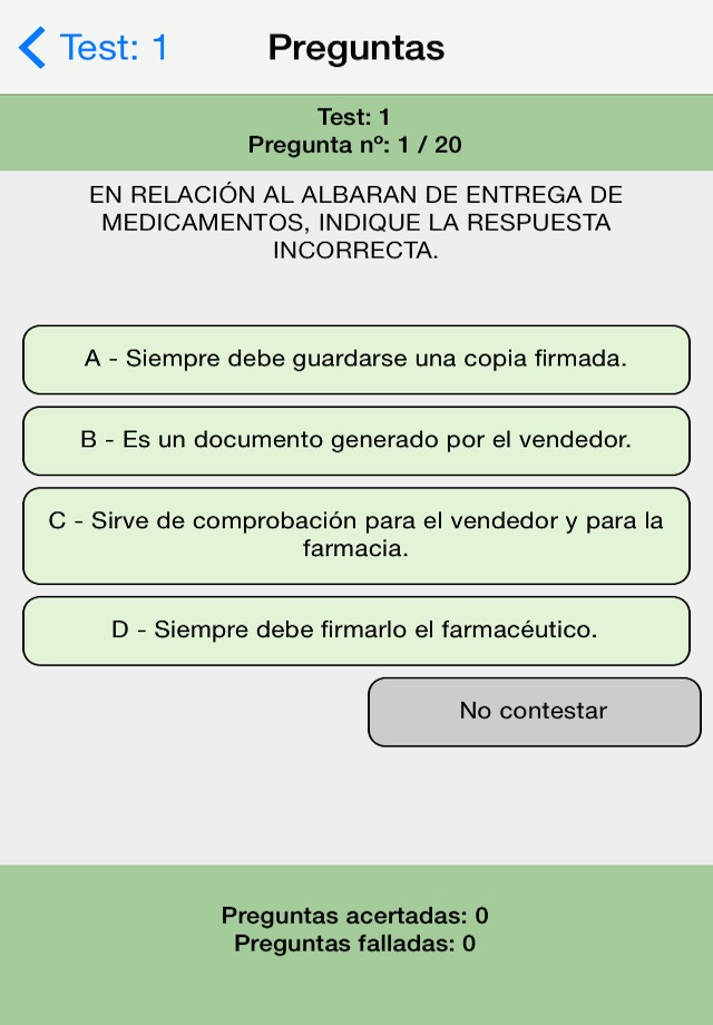 Farmacia Test screenshot 2