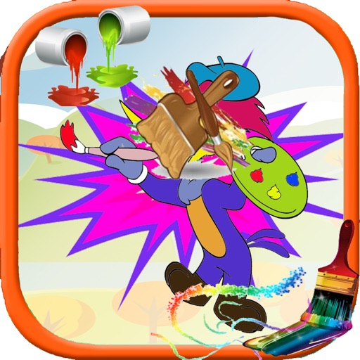 Coloring Page For Kids Game Woody Wood Version iOS App