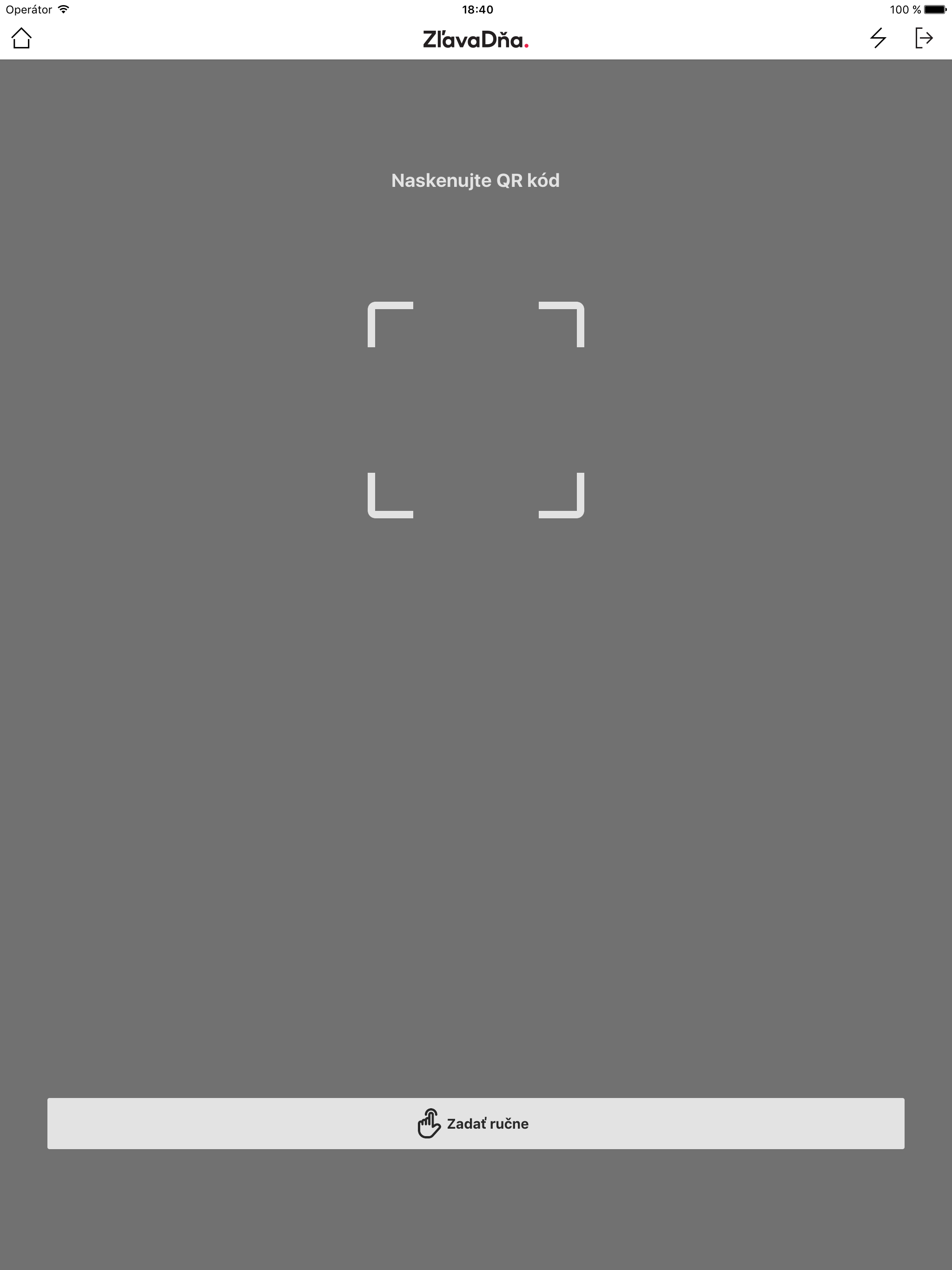 ZľavaDňa QR skener