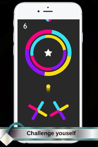 Color switch change rolling rush screenshot 2