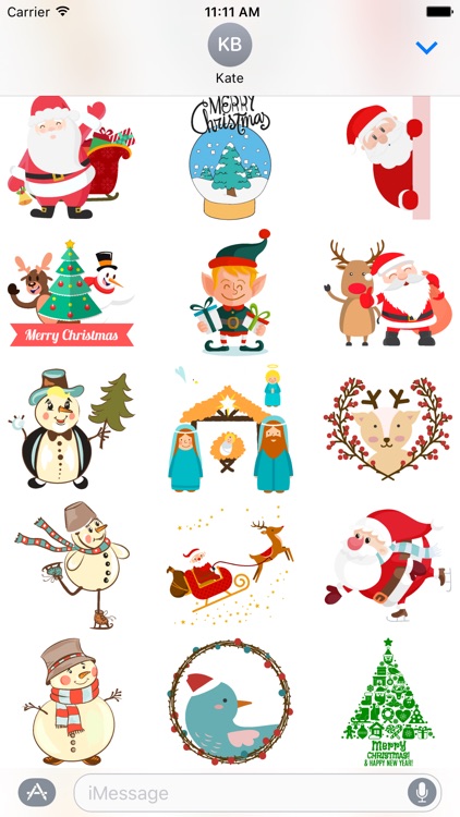 Merry Christmas Stickers Pack screenshot-4