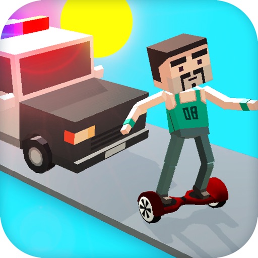 Blocky Hoverboard - Endless Game iOS App