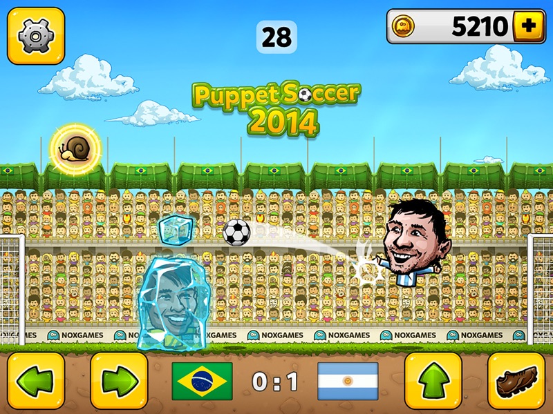 Puppet Soccer 2014 - Campeonato de fútbol del mundo de marionetas screenshot 6