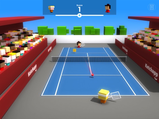 Ketchapp Tennis iPad app afbeelding 2