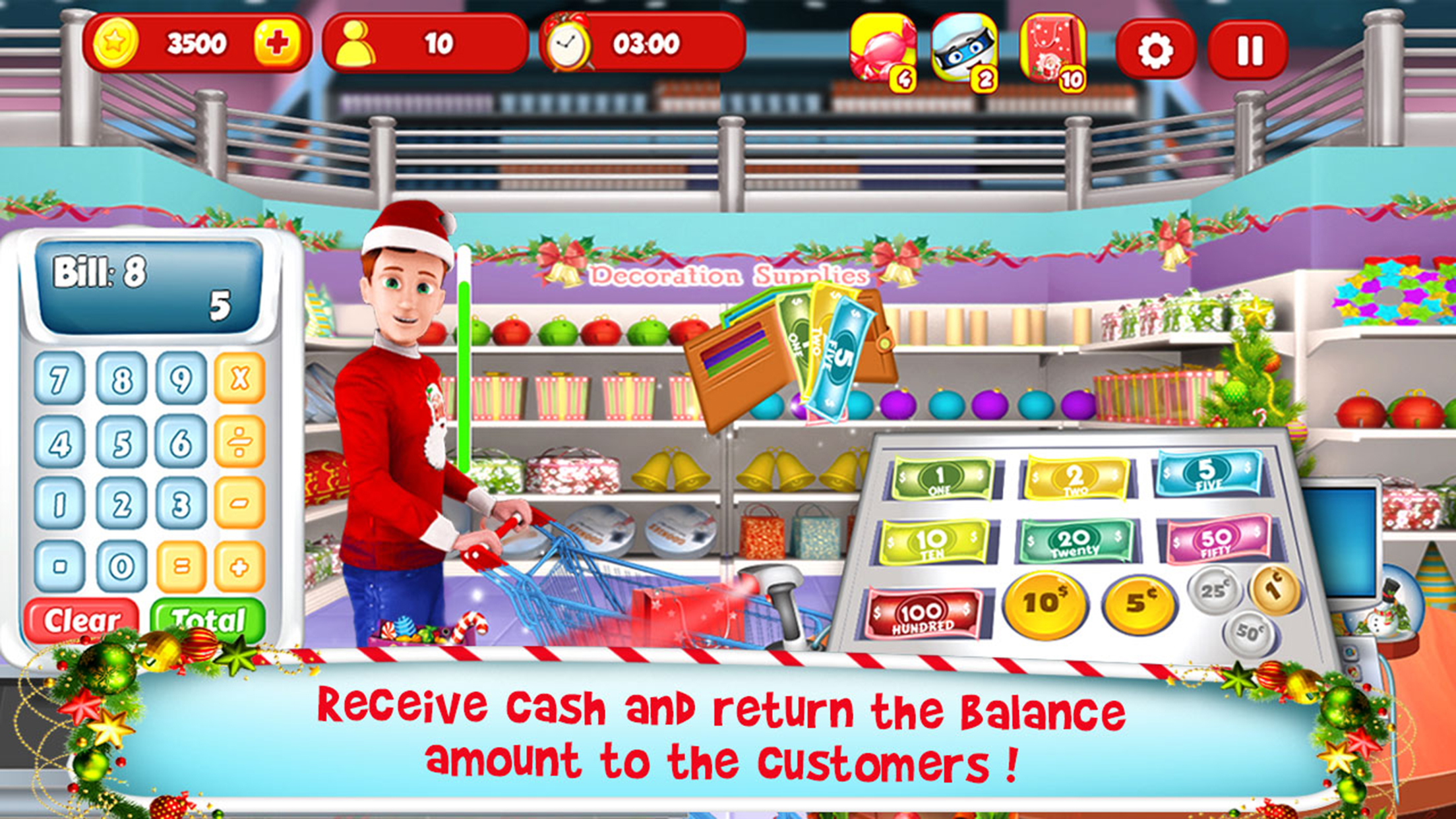 Christmas Supermarket Store
