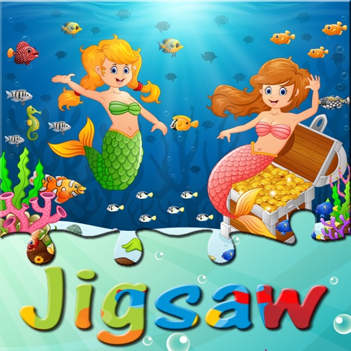 Little Princess Mermaid Puzzle - Jigsaw Under Sea