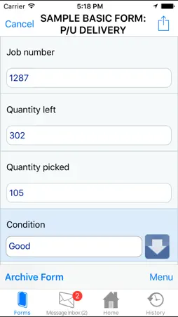 Advanced Wireless Forms screenshot 4