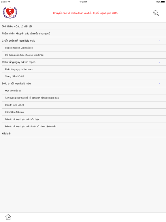 Screenshot #6 pour Khuyến cáo Hội tim mạch