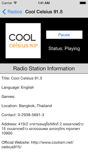 Thailand Radio Live Player (Thai / ประเทศไทย / ภาษาไทย วิทยุ(圖4)-速報App