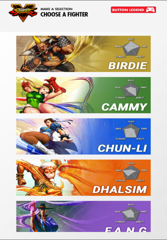 Street Fighter V Official Frame Data App screenshot 2