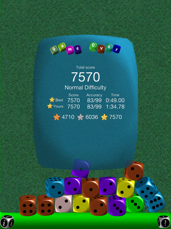 99 Bones aka Dice, Match 3 iPad screenshot