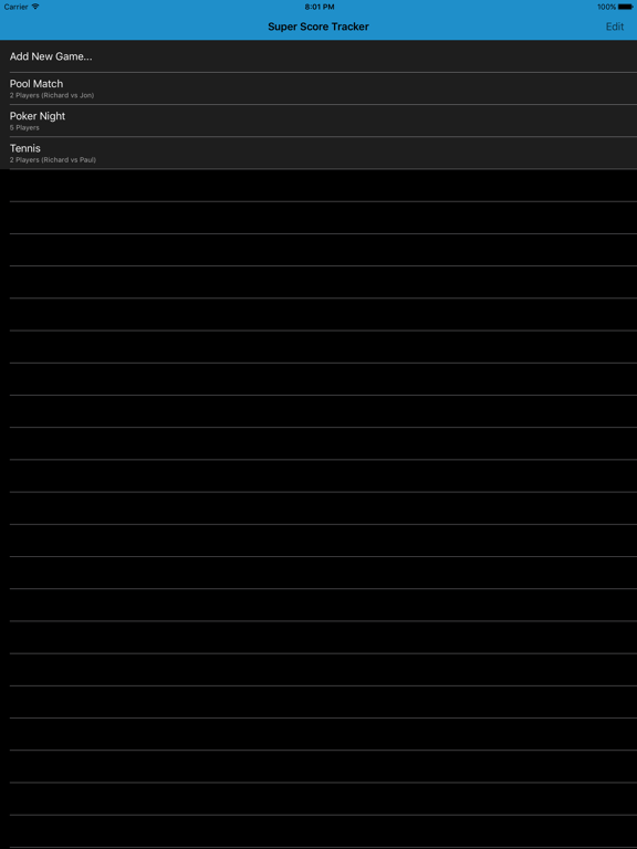 Screenshot #6 pour Super Score Tracker