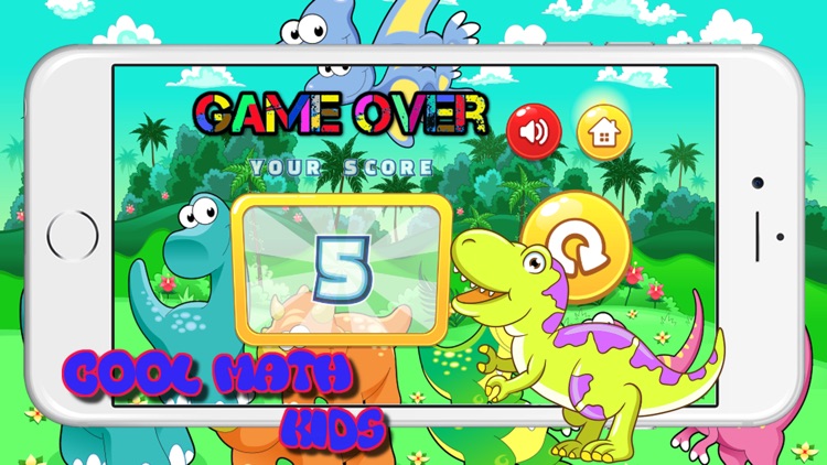 Dinosaur Kid Game - 1st Grade Math Number Counting