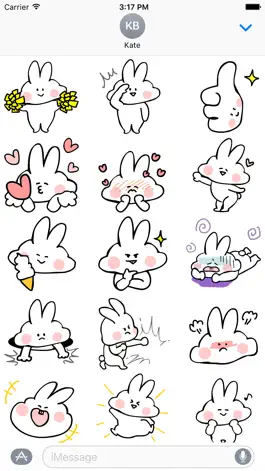 Game screenshot Rabbit Animated Stickers apk