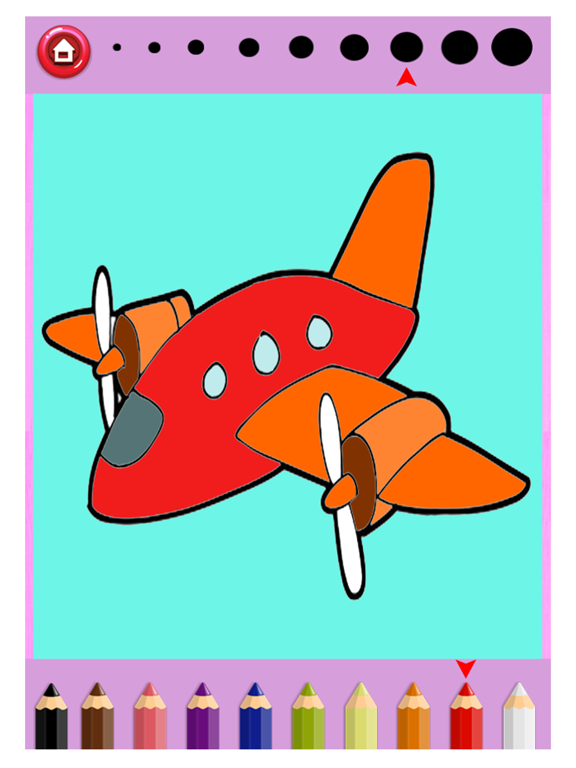 Screenshot #5 pour Avions Jets Coloring Book - Jeu de Avion