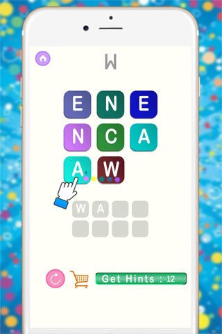 Word Circle! Addicting puzzle free game screenshot 2