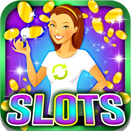 Green Energy Slot Machine:Play the spinning Wheel Icon