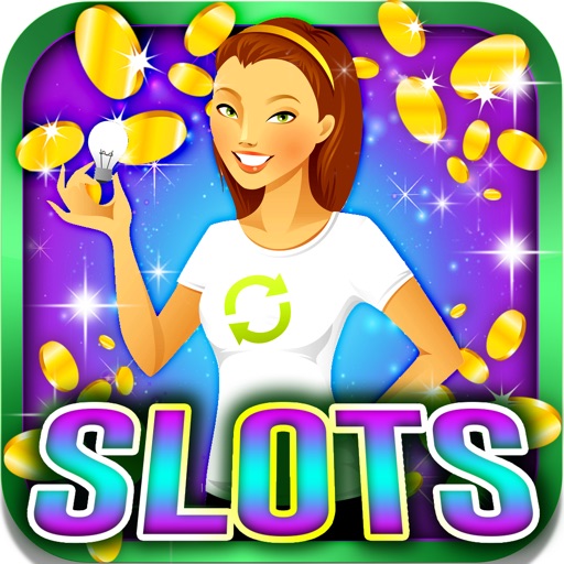 Green Energy Slot Machine:Play the spinning Wheel iOS App