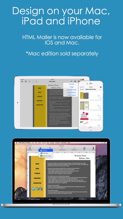 HTML Mailer - email and newsletter designer screenshot-4