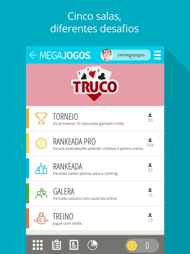 Truco Paulista e Mineiro by Megajogos Entretenimento Ltda
