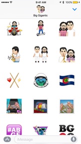 Big Gigantic ™ by Moji Stickers screenshot
