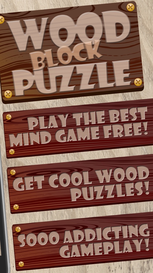 #2. Wood Block Puzzle Game – Fantastic Matching Game For Brain and Cool Problem Solving Free App (iOS) 由: Sandra Djukic