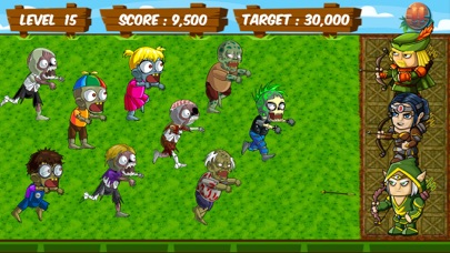 Archery VS Zombie Run Games screenshot 2